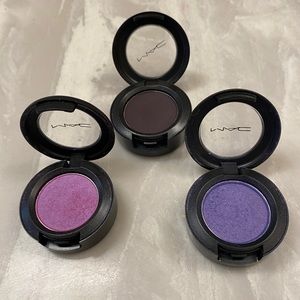 Bundle of 3 MAC eyeshadows (Stars 'N' Rockets, Parfait Amour, and Shadowy Lady)